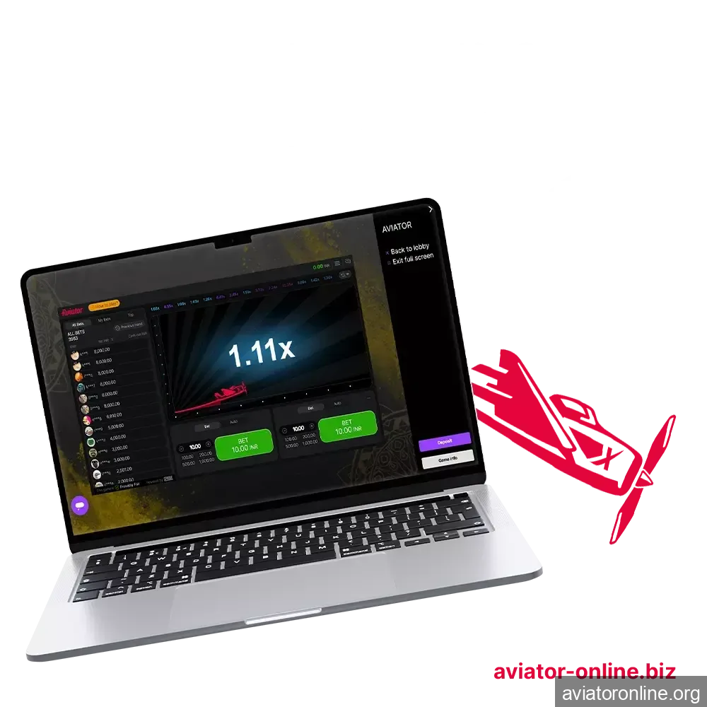 10CRIC offers to play the popular Aviator game on its website.