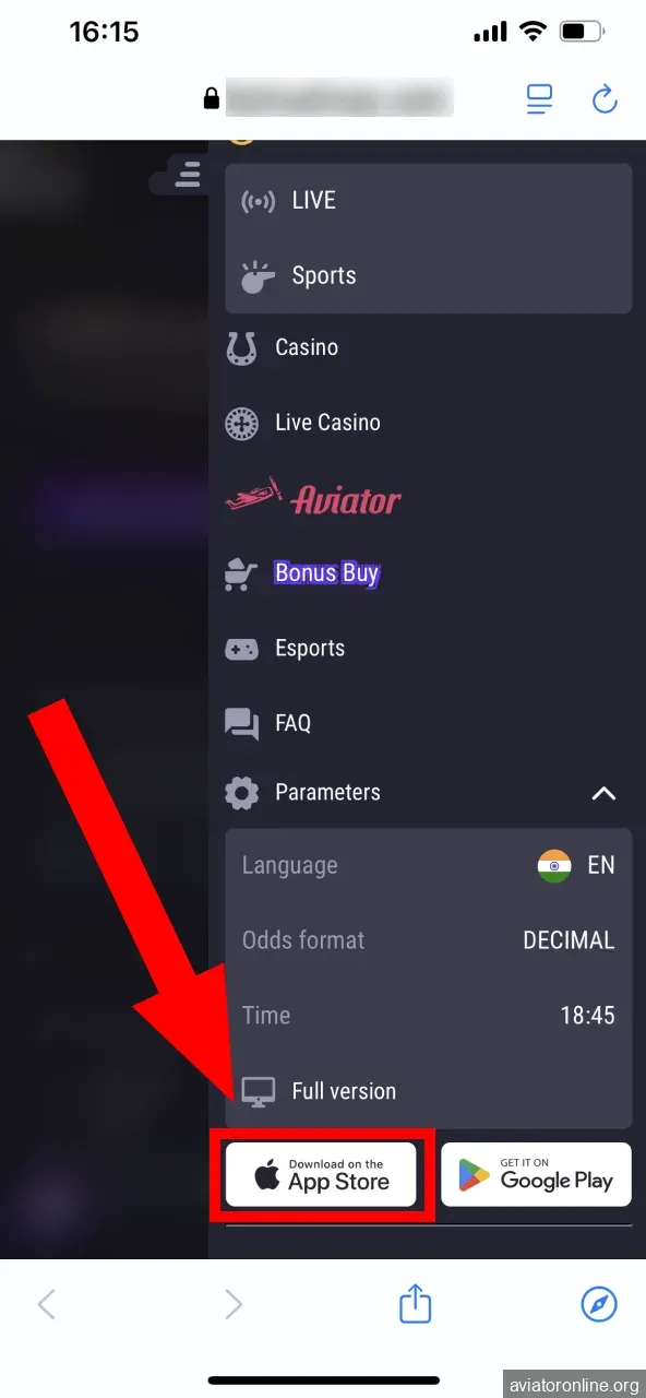 Find BetAndreas App Store icon on your home screen.