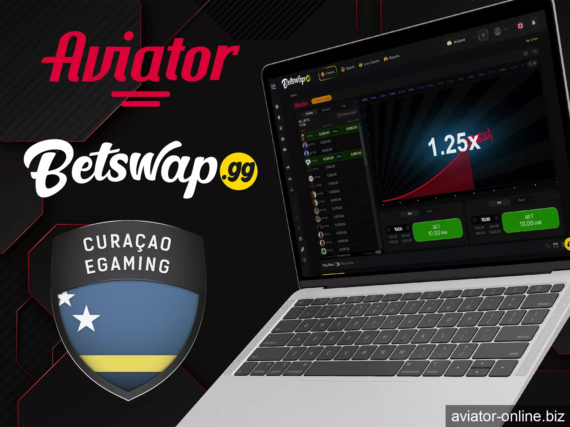 Betswap is a legal and safe platform to enjoy the Aviator game.
