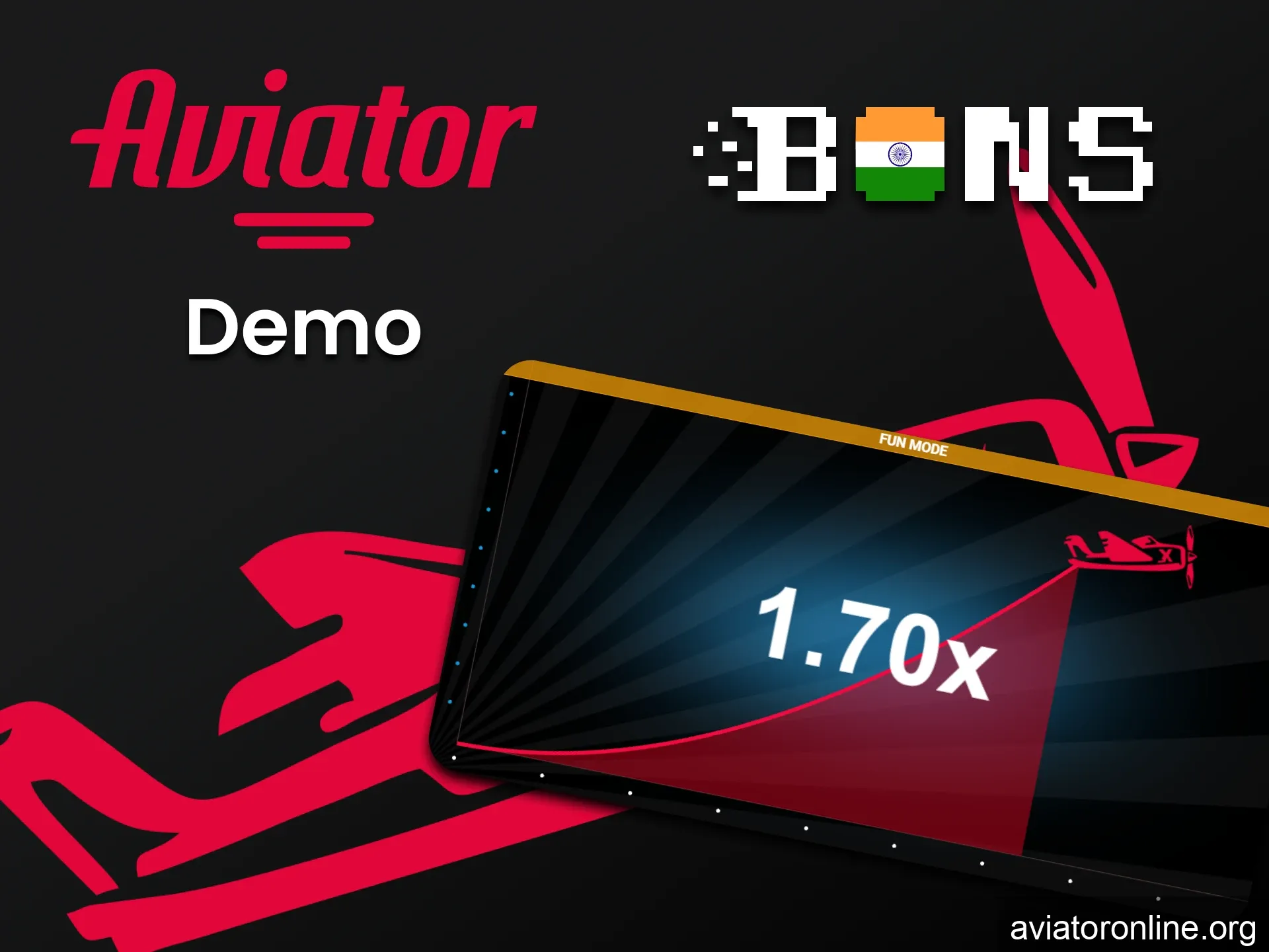 There is a demo version of Aviator on Bons.