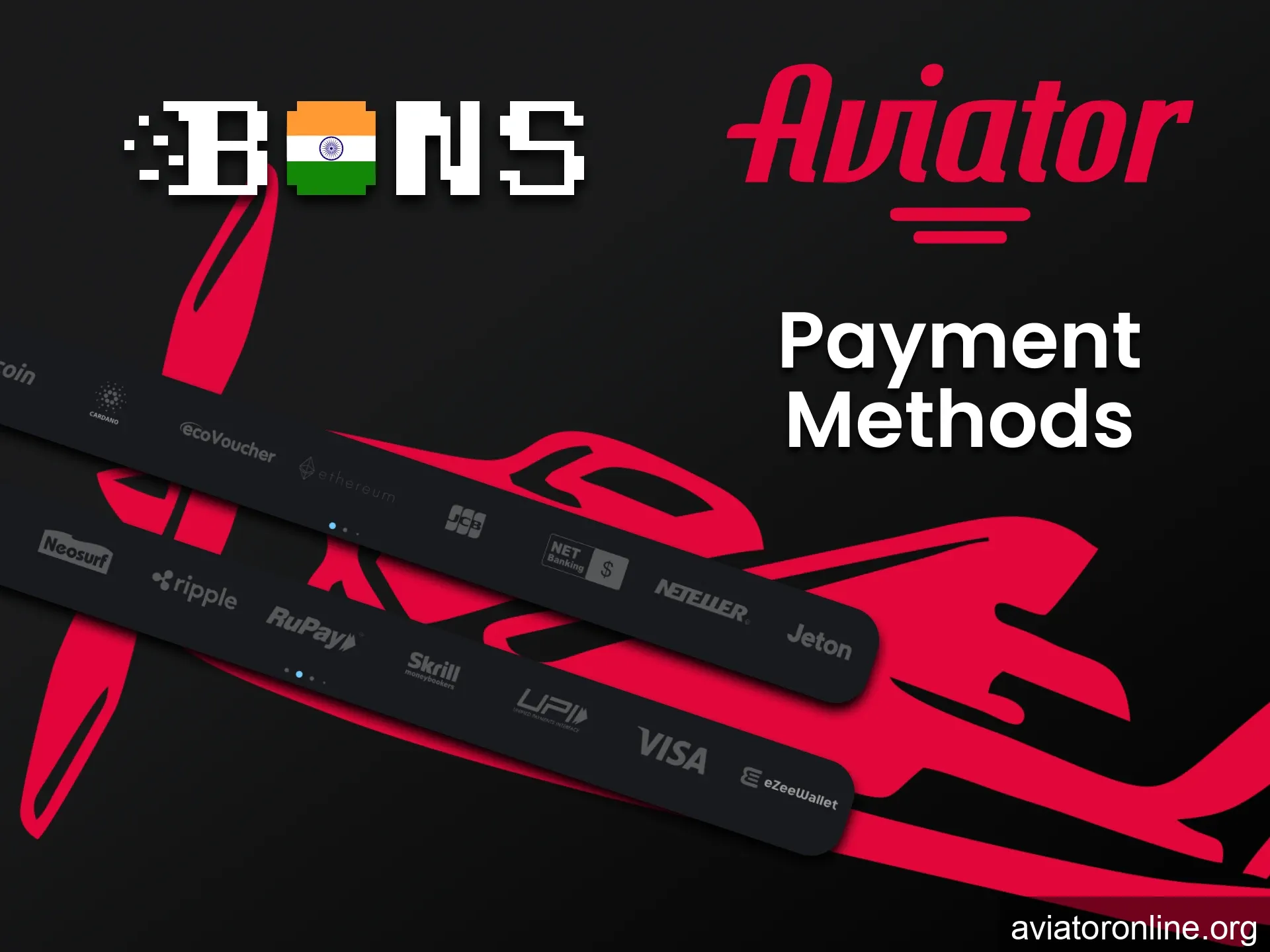 We will tell you about payment methods on Bons.