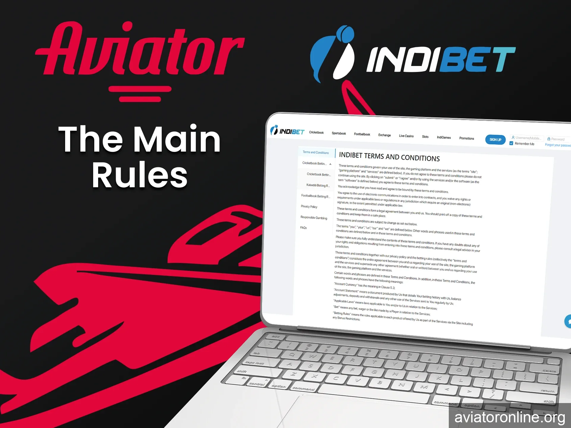 Learn the rules of the Indibet service.