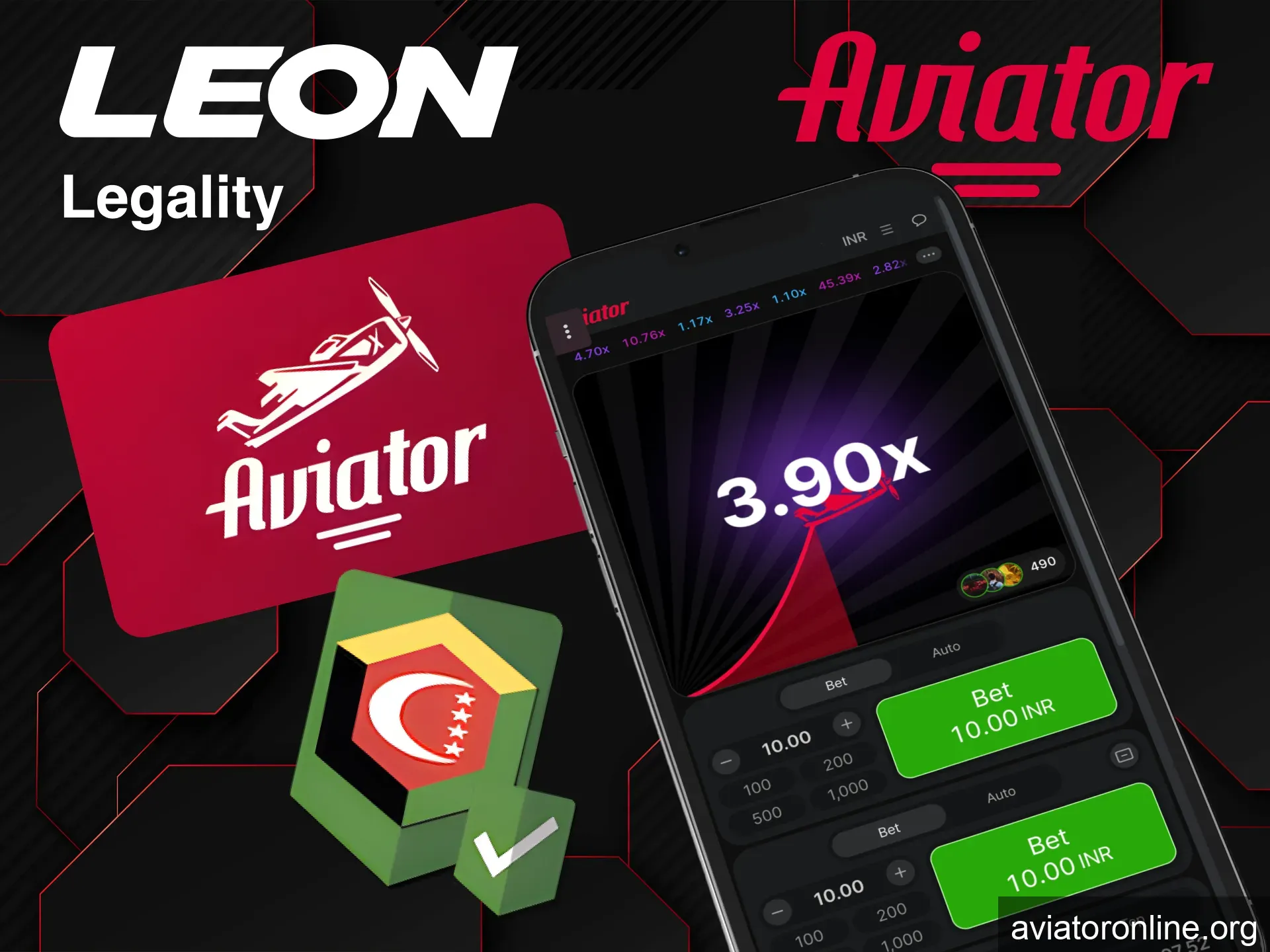 Indian players can safely enjoy Leon Aviator with full legality.