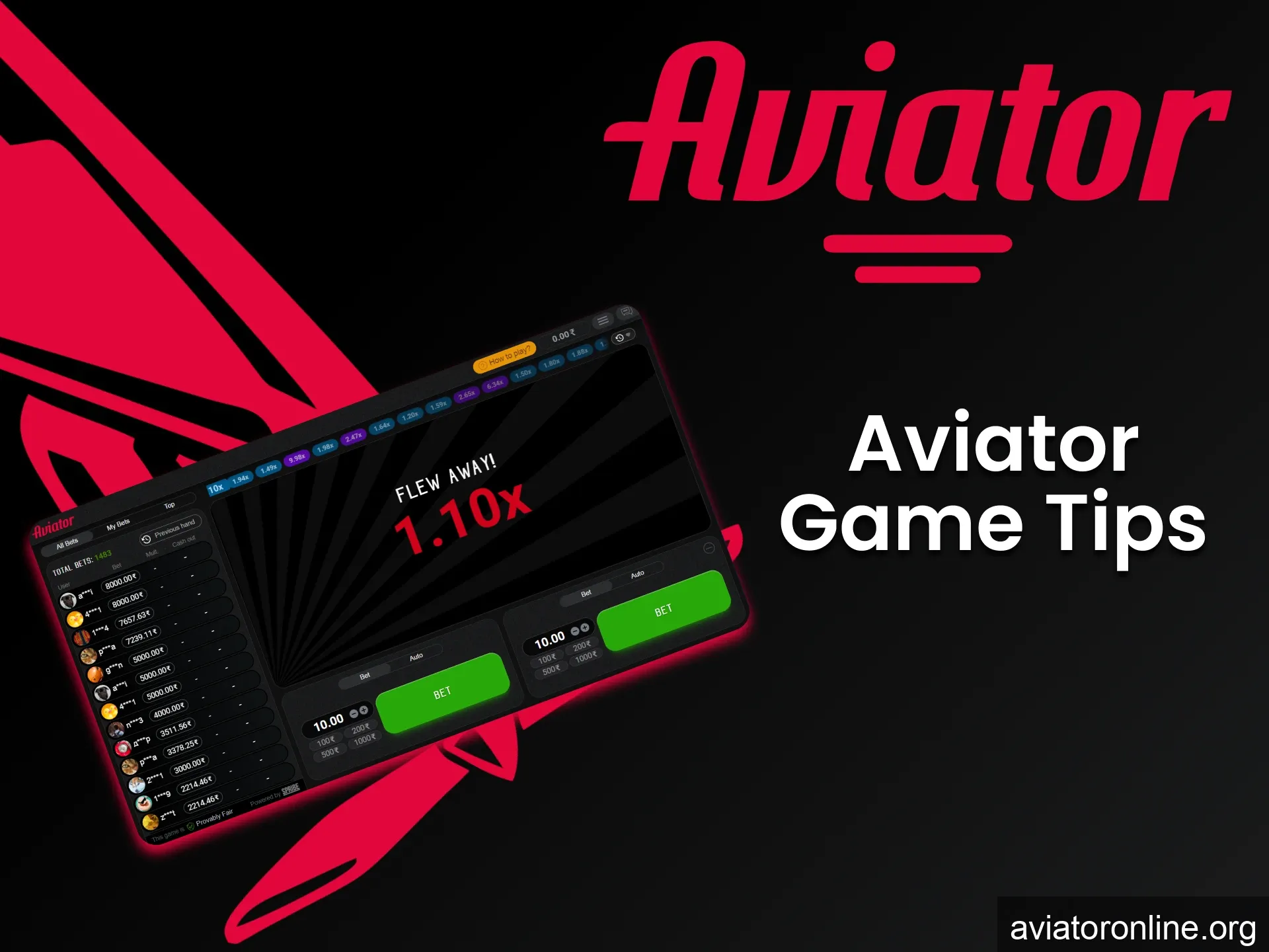 Learn the tips, tricks and experience of other players to win in the Aviator bet game.