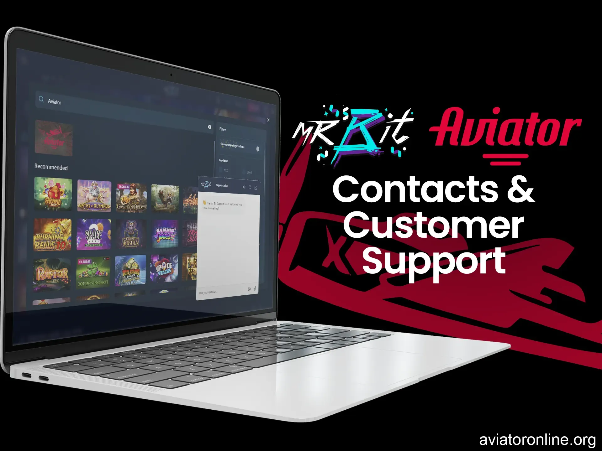 Contact Mr. Bit support if you have any questions about Aviator.