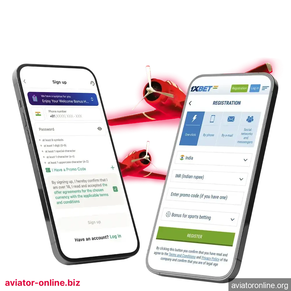 In which casinos and in which ways you can register to play Aviator.